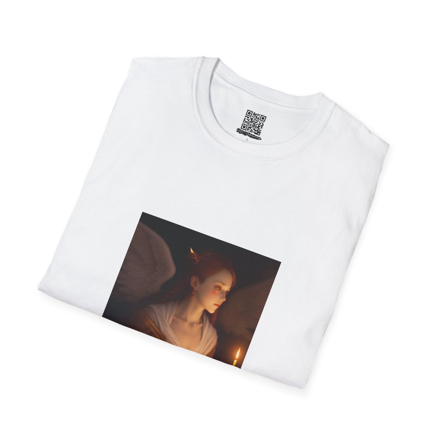 Candlelit Angel - Unisex Softstyle T-Shirt