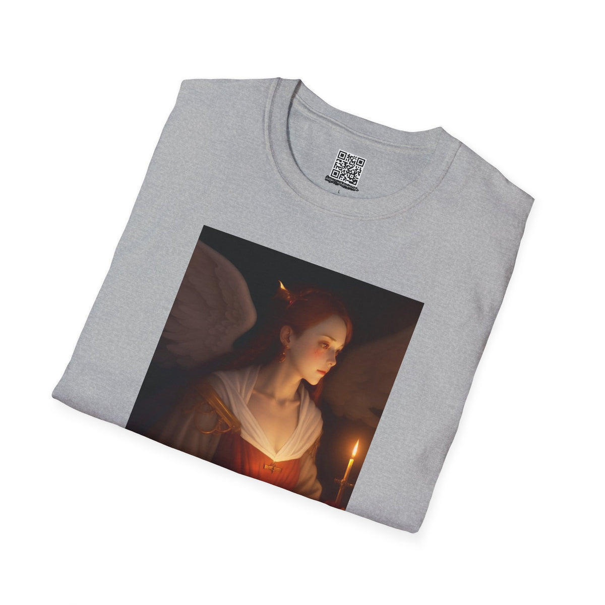 Candlelit Angel - Unisex Softstyle T-Shirt