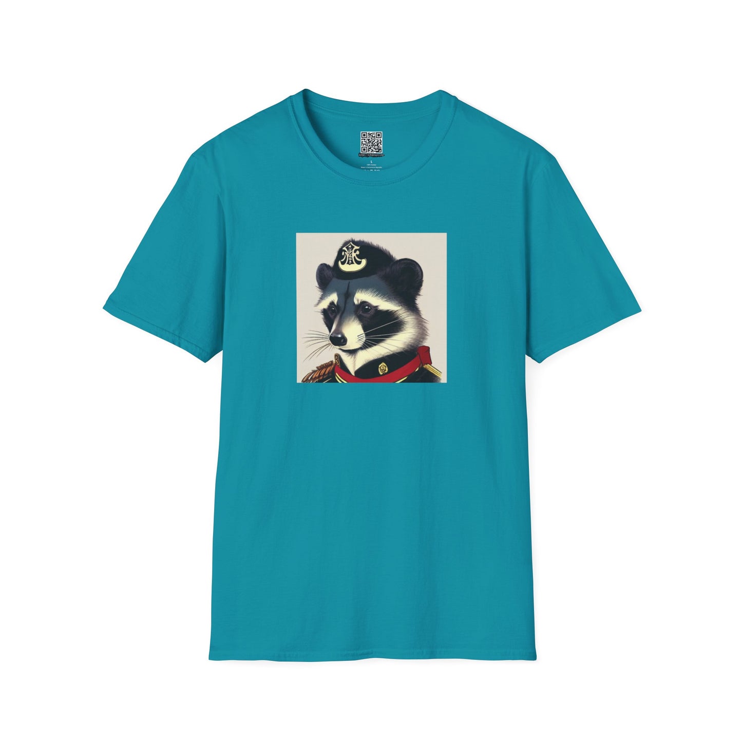 Admiral Raccoon - Unisex Softstyle T-Shirt