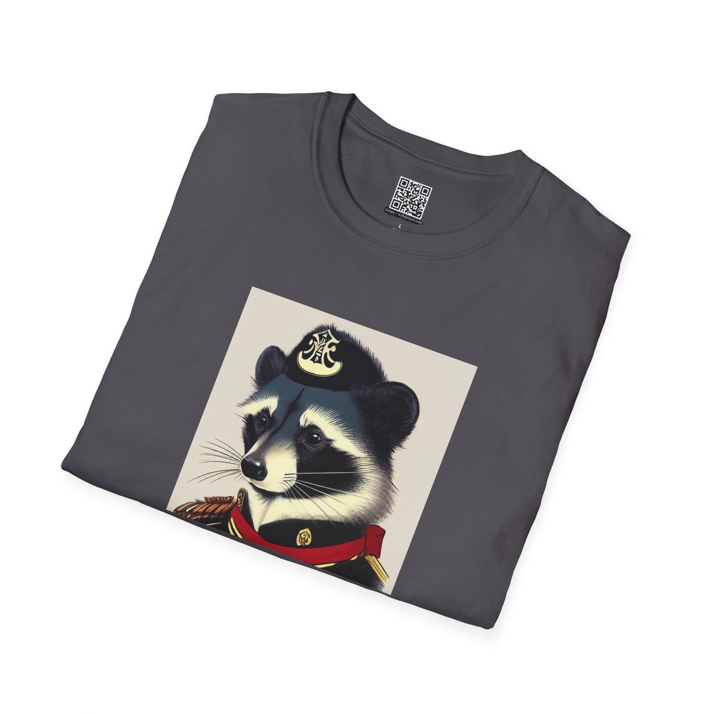 Admiral Raccoon - Unisex Softstyle T-Shirt