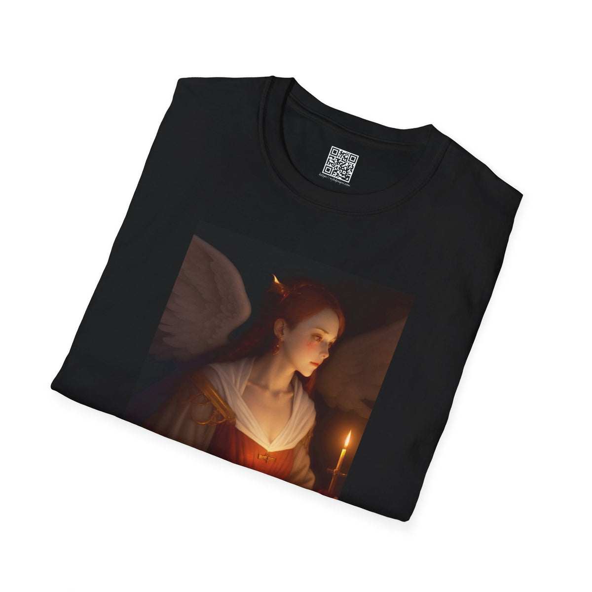 Candlelit Angel - Unisex Softstyle T-Shirt