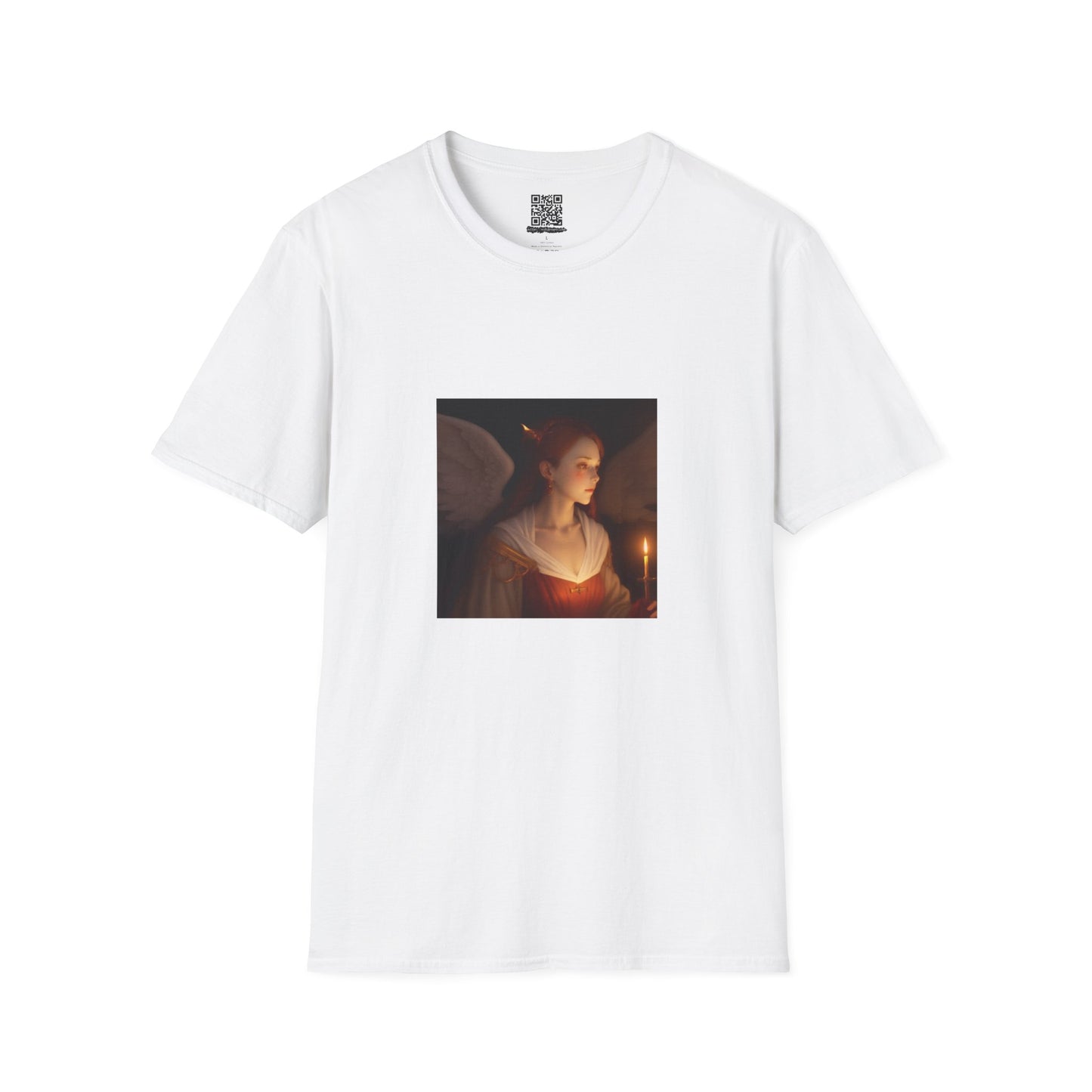 Candlelit Angel - Unisex Softstyle T-Shirt