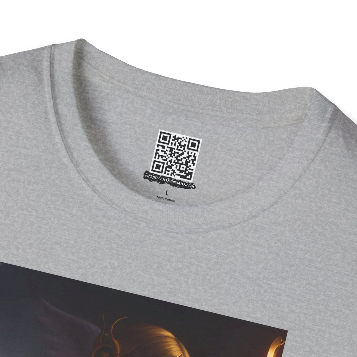 Angel with Staff - Unisex Softstyle T-Shirt