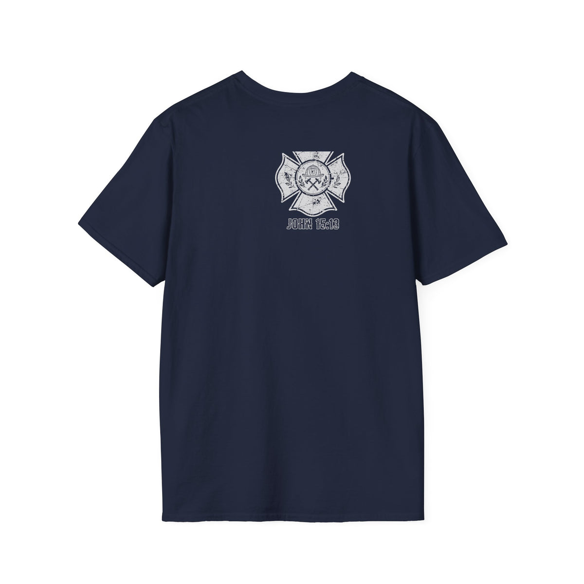 Honor Our Firefighters - Cross of Their Trade - Unisex Softstyle T-Shirt