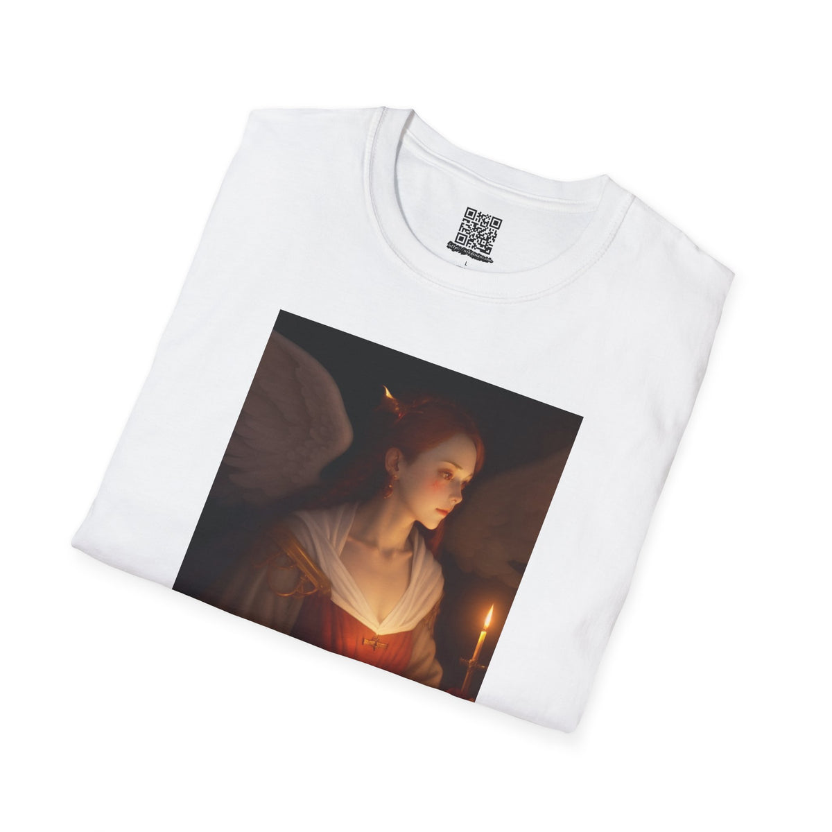 Candlelit Angel - Unisex Softstyle T-Shirt
