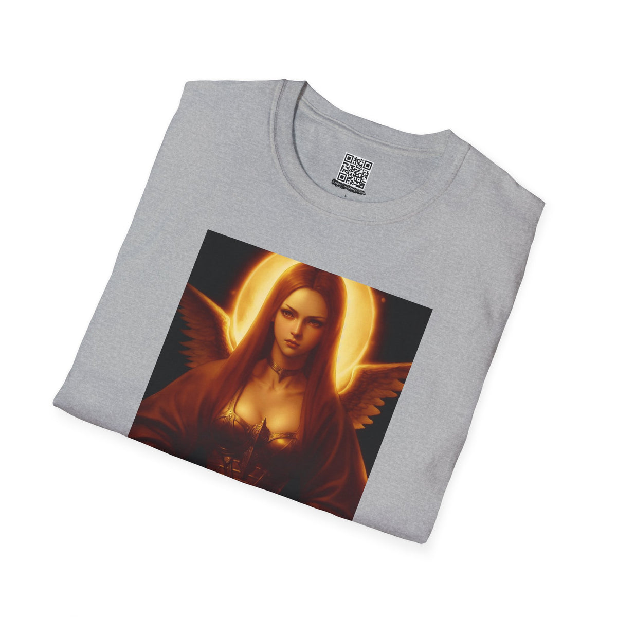 Moon Haloed Angel - Unisex Softstyle T-Shirt