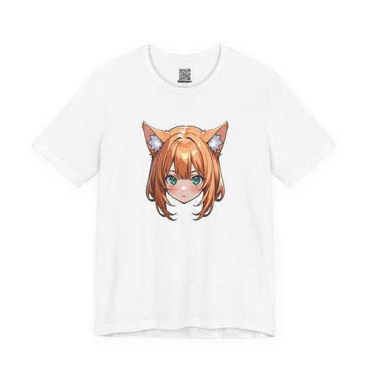 Anime Cat Girl Head Tee