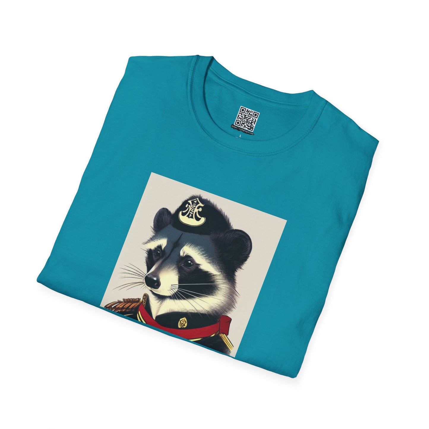 Admiral Raccoon - Unisex Softstyle T-Shirt