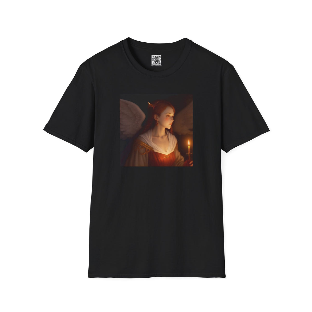 Candlelit Angel - Unisex Softstyle T-Shirt