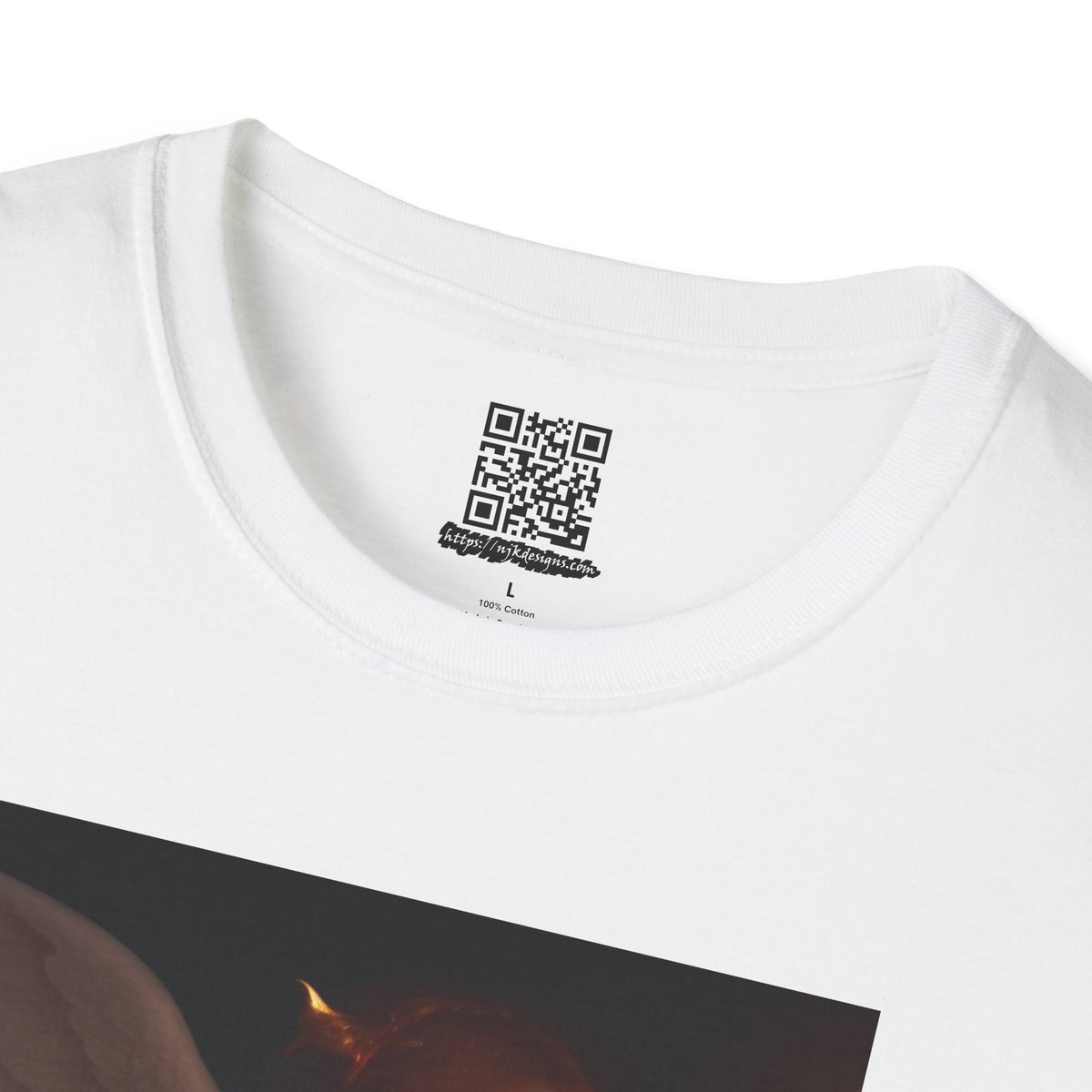 Candlelit Angel - Unisex Softstyle T-Shirt