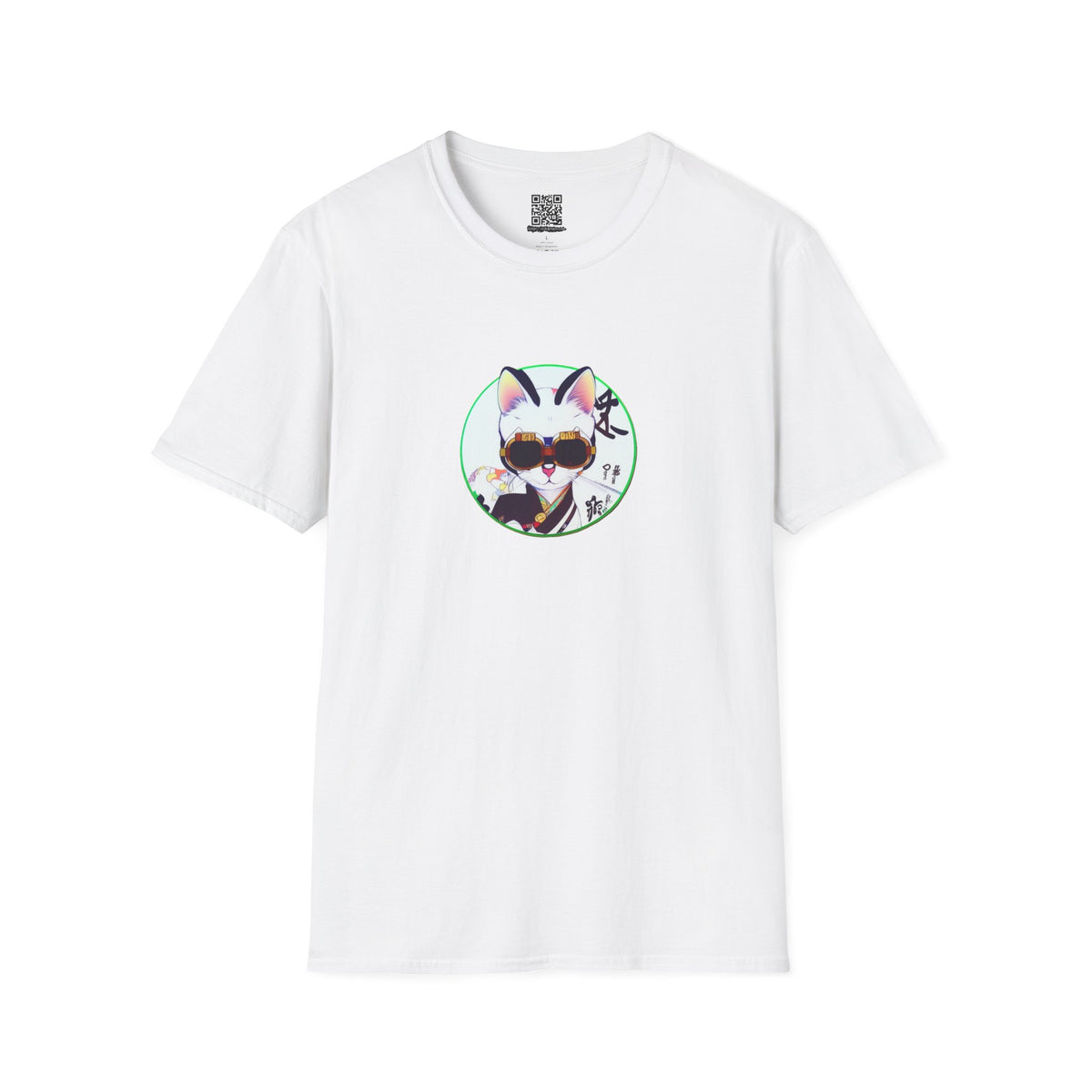 Samurai Cat - Unisex Softstyle T-Shirt