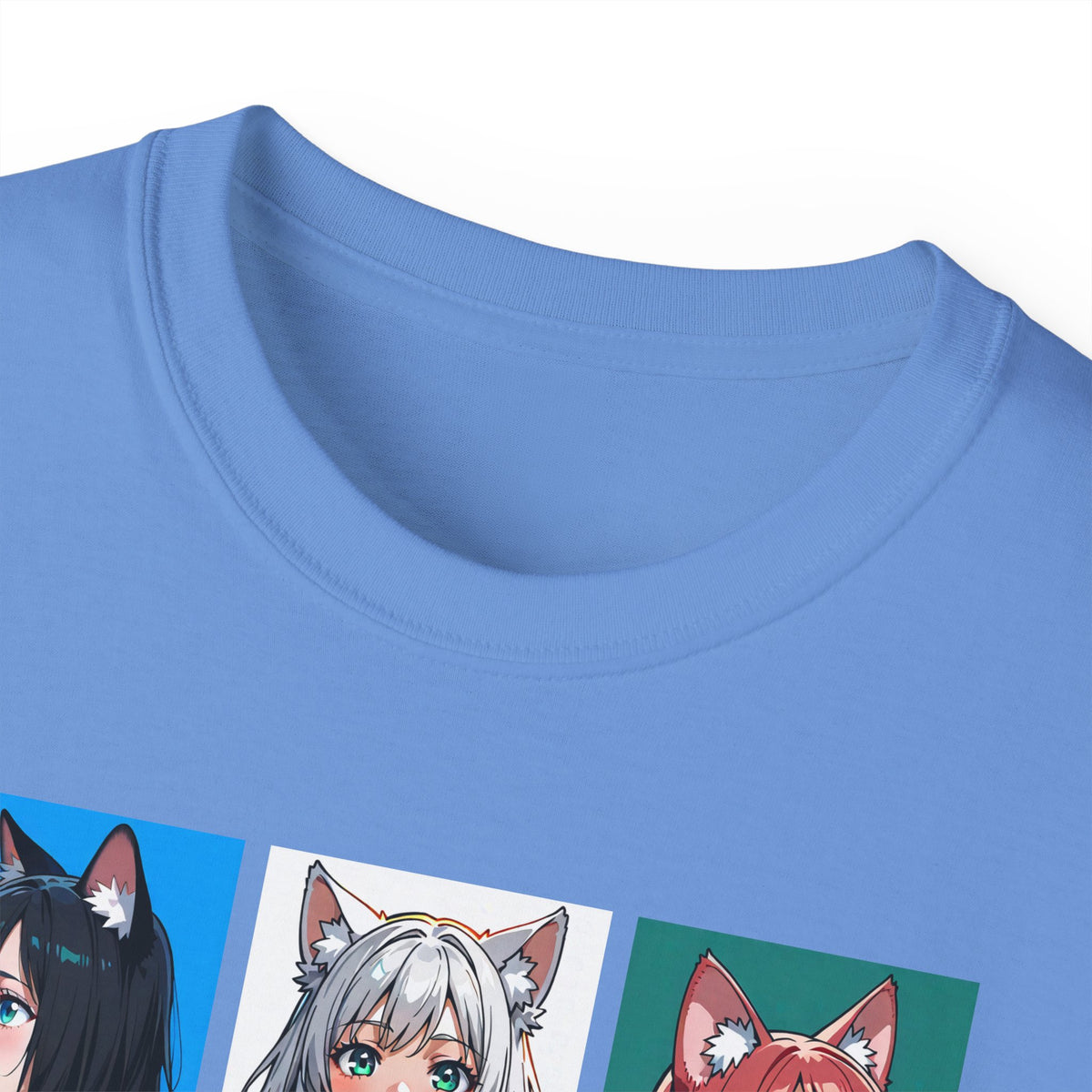 Anime Catgirl Grid T-Shirt
