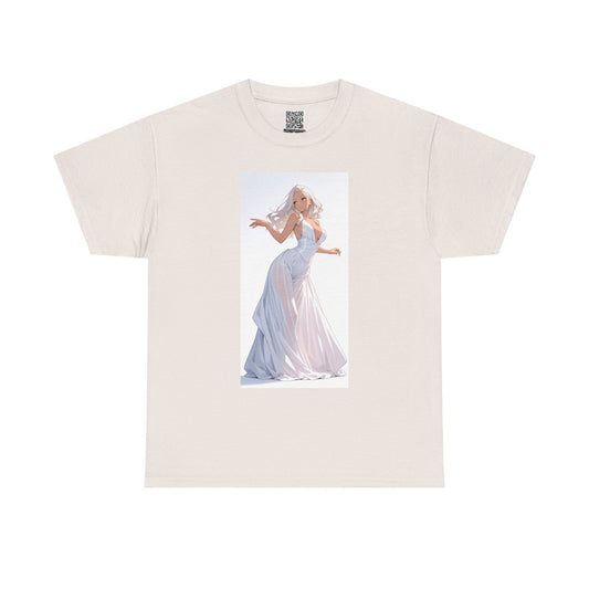 Elegant Fairy Tale Tee, Unisex Cotton Top, Boho Chic T-Shirt, Gift for Her, Vintage-inspired Fashion, Magical Summer Style