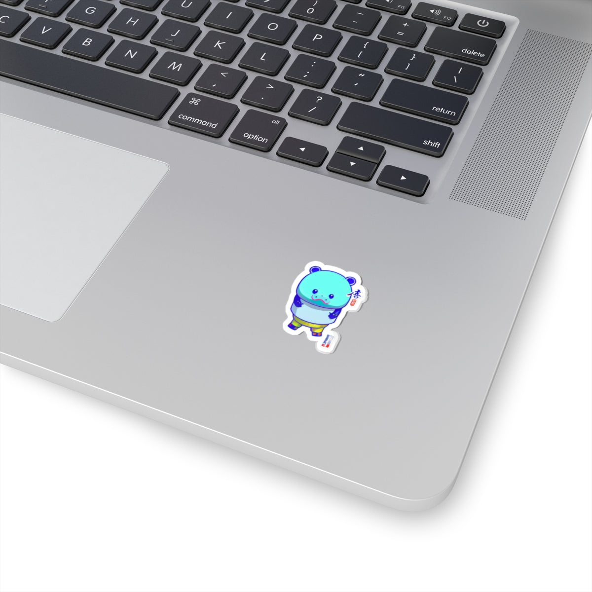 Kiss-Cut Cute Anime Hippo Sticker