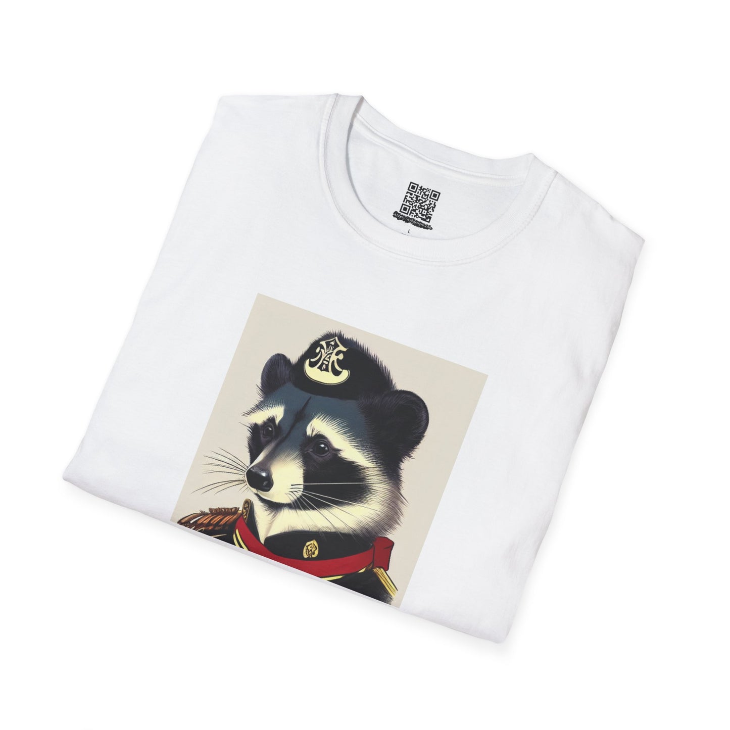 Admiral Raccoon - Unisex Softstyle T-Shirt