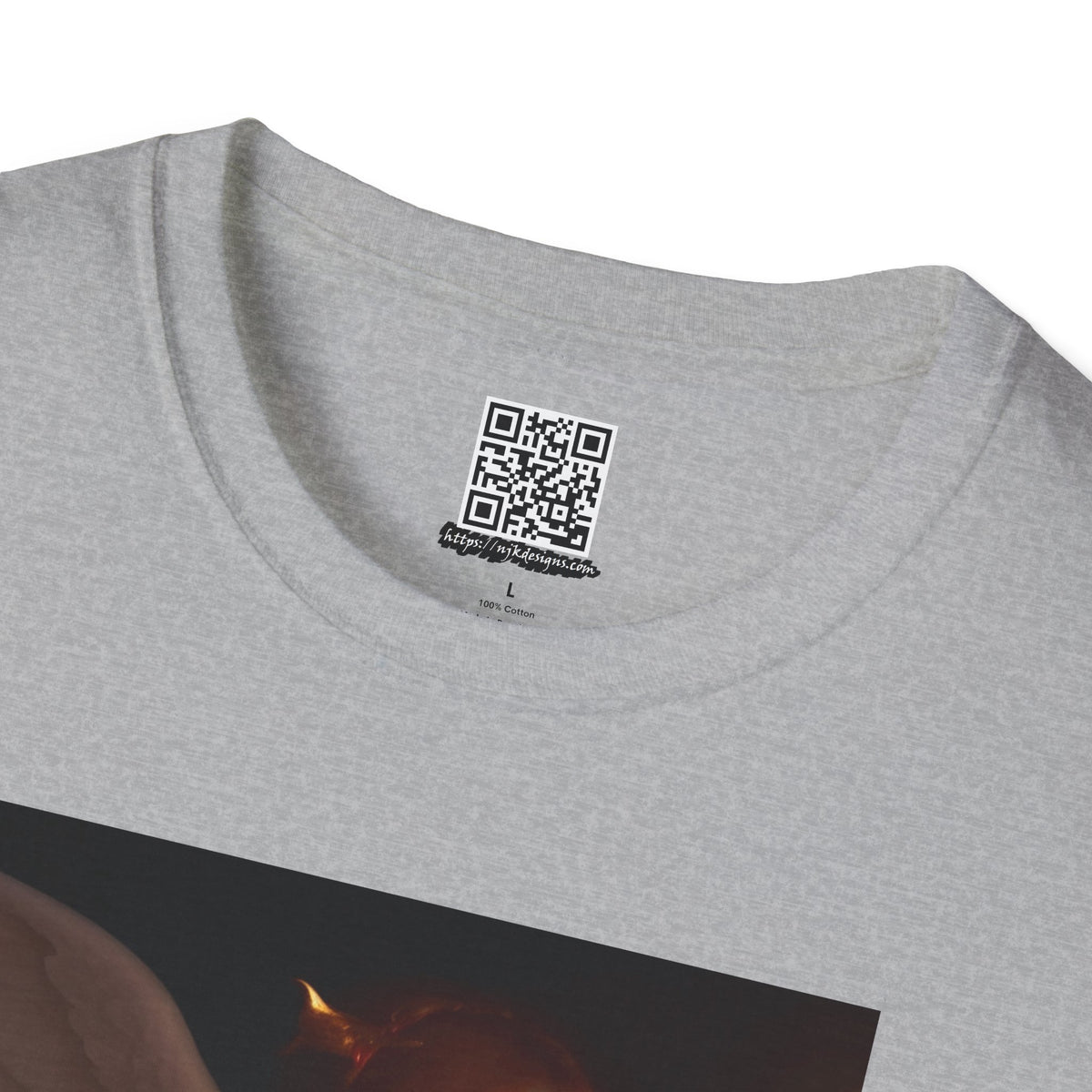 Candlelit Angel - Unisex Softstyle T-Shirt
