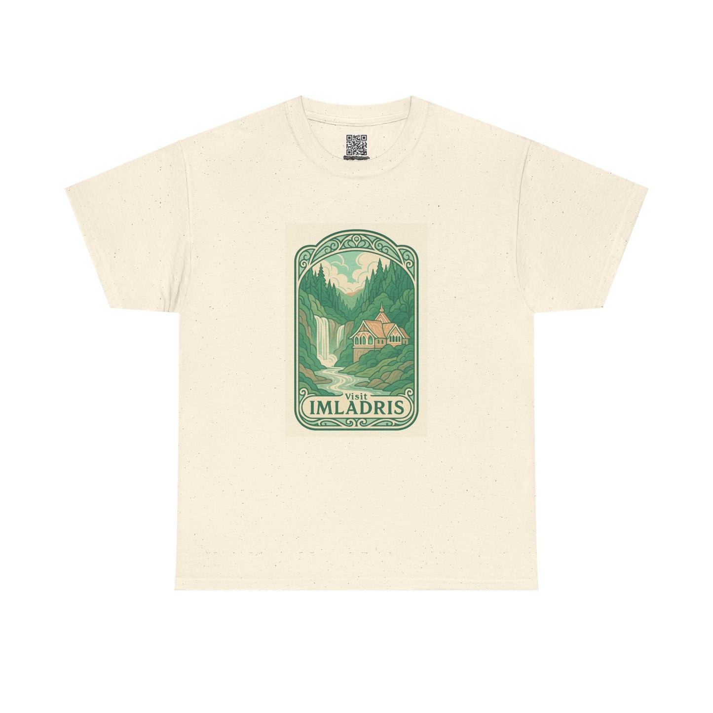 Vintage Imladris Unisex Heavy Cotton Tee, Nature Lover Tee, Hobbit-Inspired Shirt, Adventure Apparel, Gift for Tolkien Fans