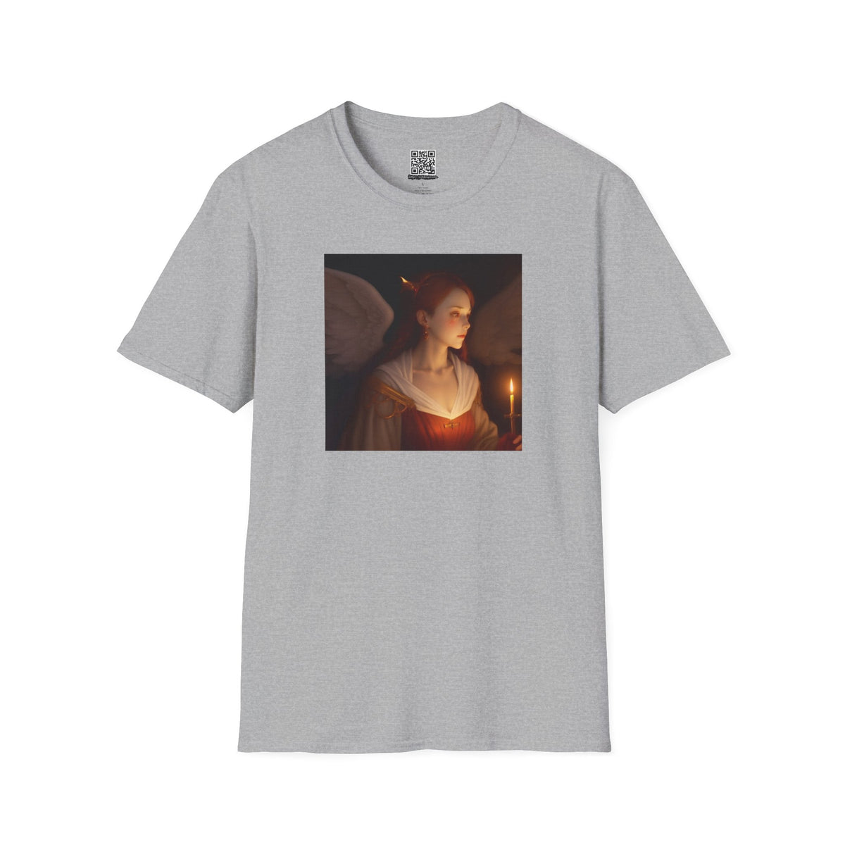 Candlelit Angel - Unisex Softstyle T-Shirt