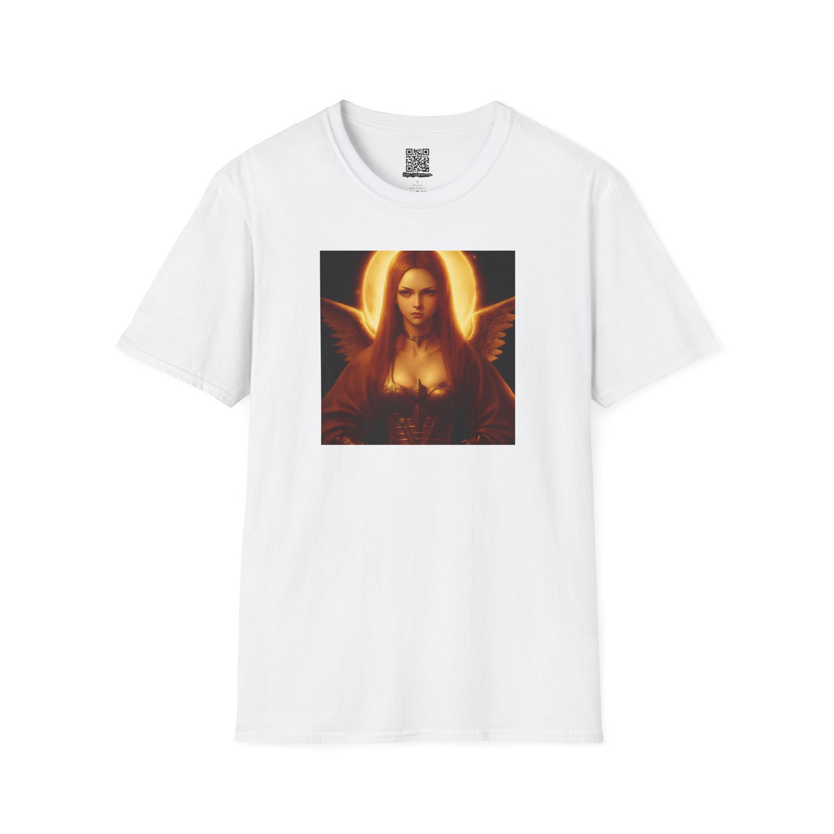 Moon Haloed Angel - Unisex Softstyle T-Shirt