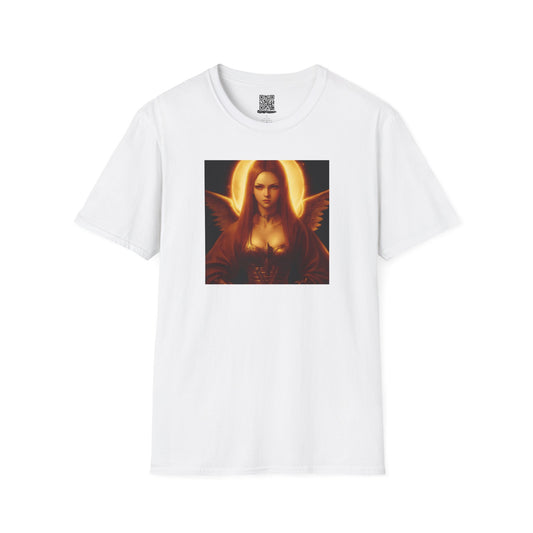 Moon Haloed Angel - Unisex Softstyle T-Shirt