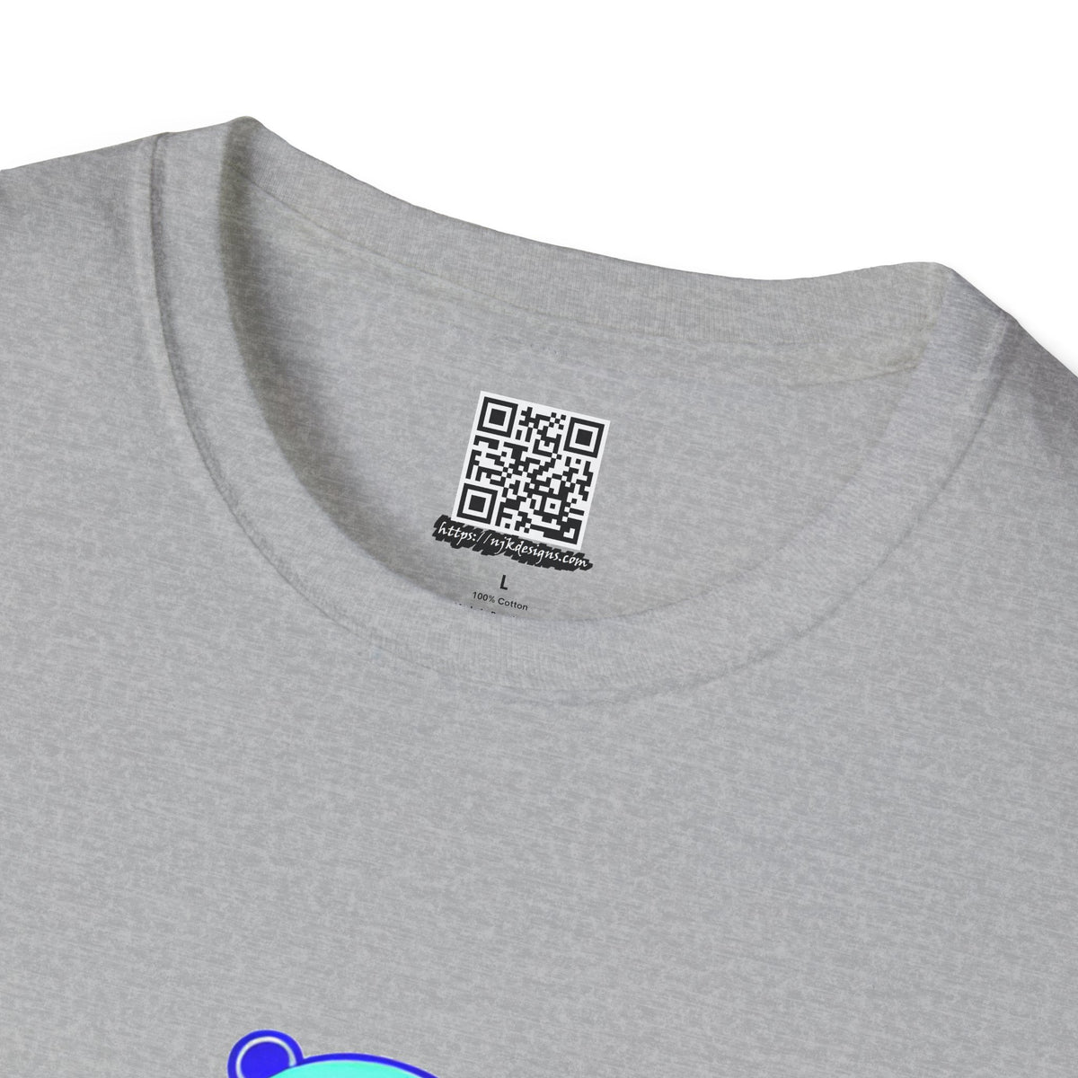 Cute Anime Hippo - Unisex Softstyle T-Shirt