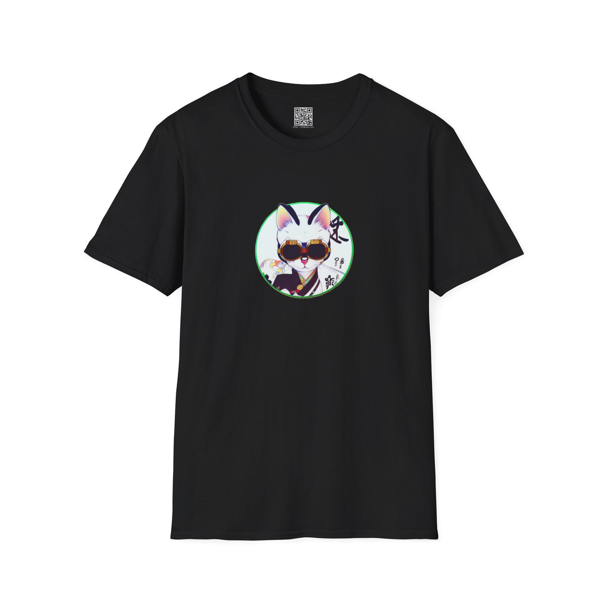 Samurai Cat - Unisex Softstyle T-Shirt