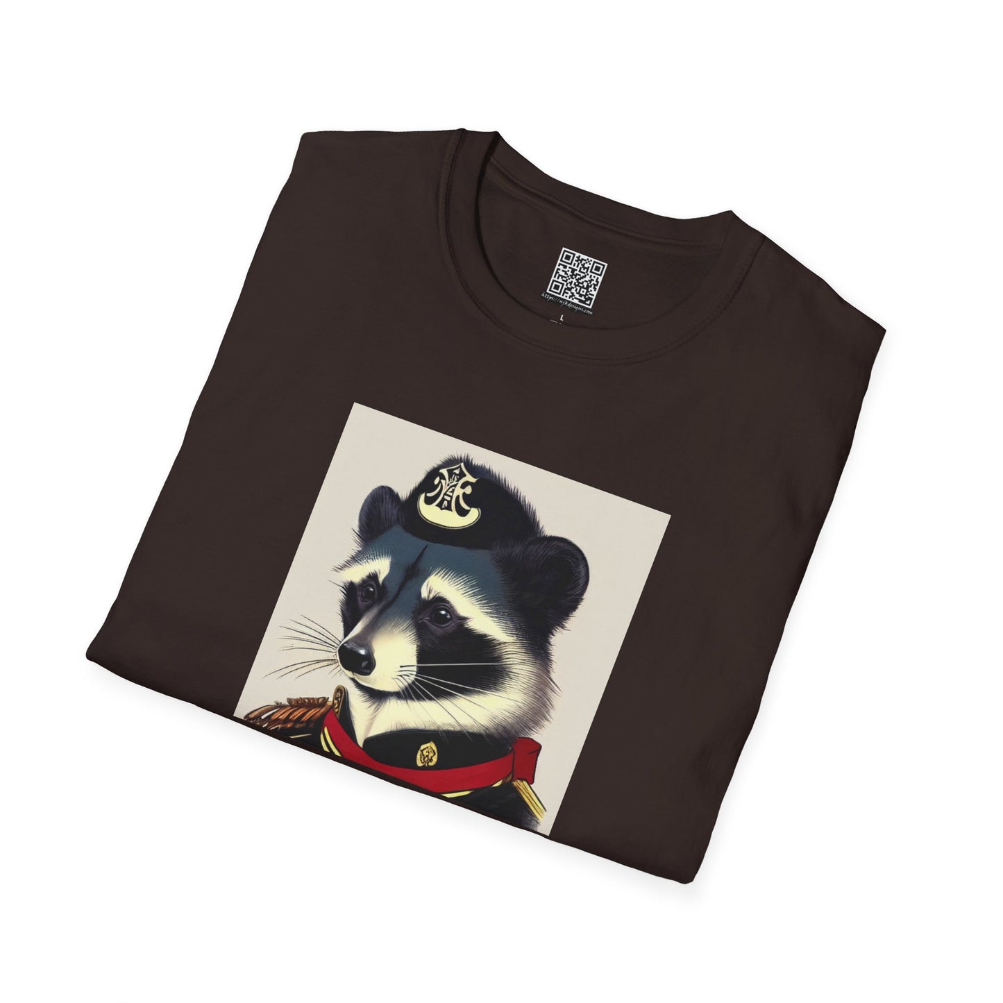 Admiral Raccoon - Unisex Softstyle T-Shirt