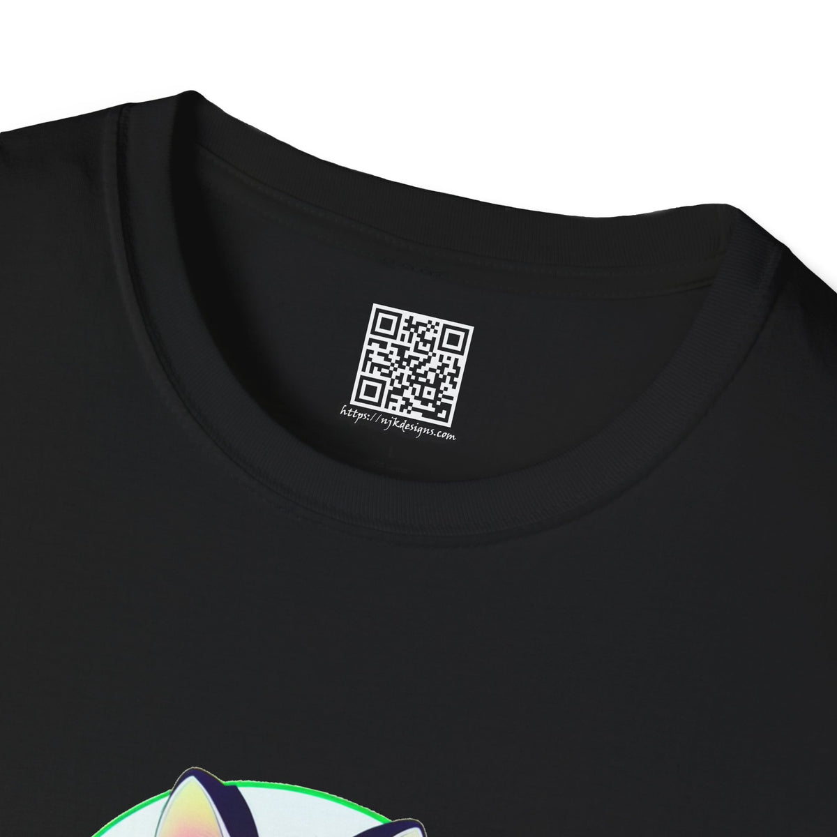 Samurai Cat - Unisex Softstyle T-Shirt