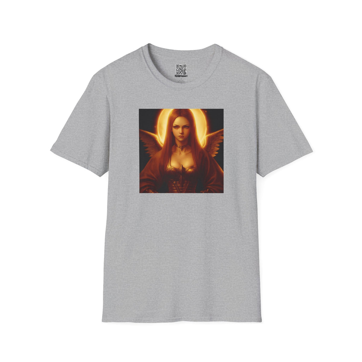 Moon Haloed Angel - Unisex Softstyle T-Shirt