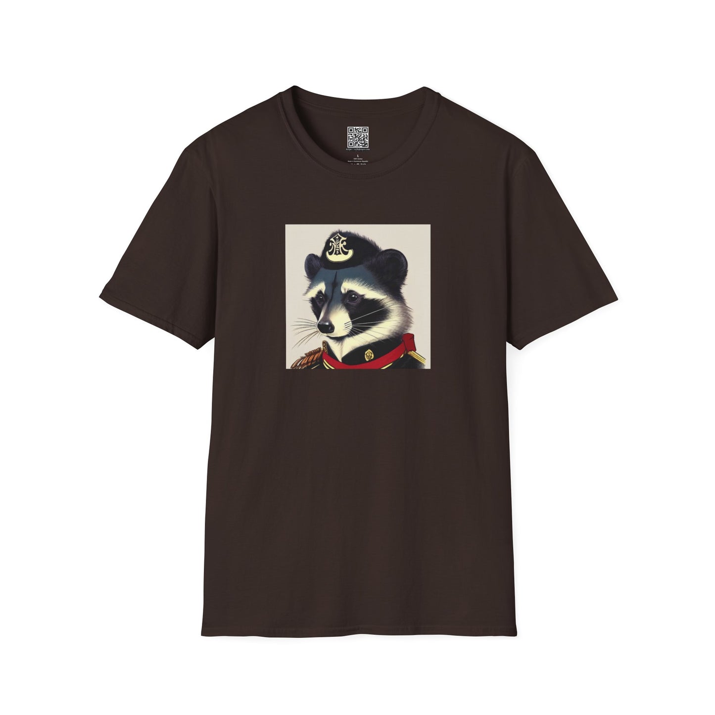 Admiral Raccoon - Unisex Softstyle T-Shirt