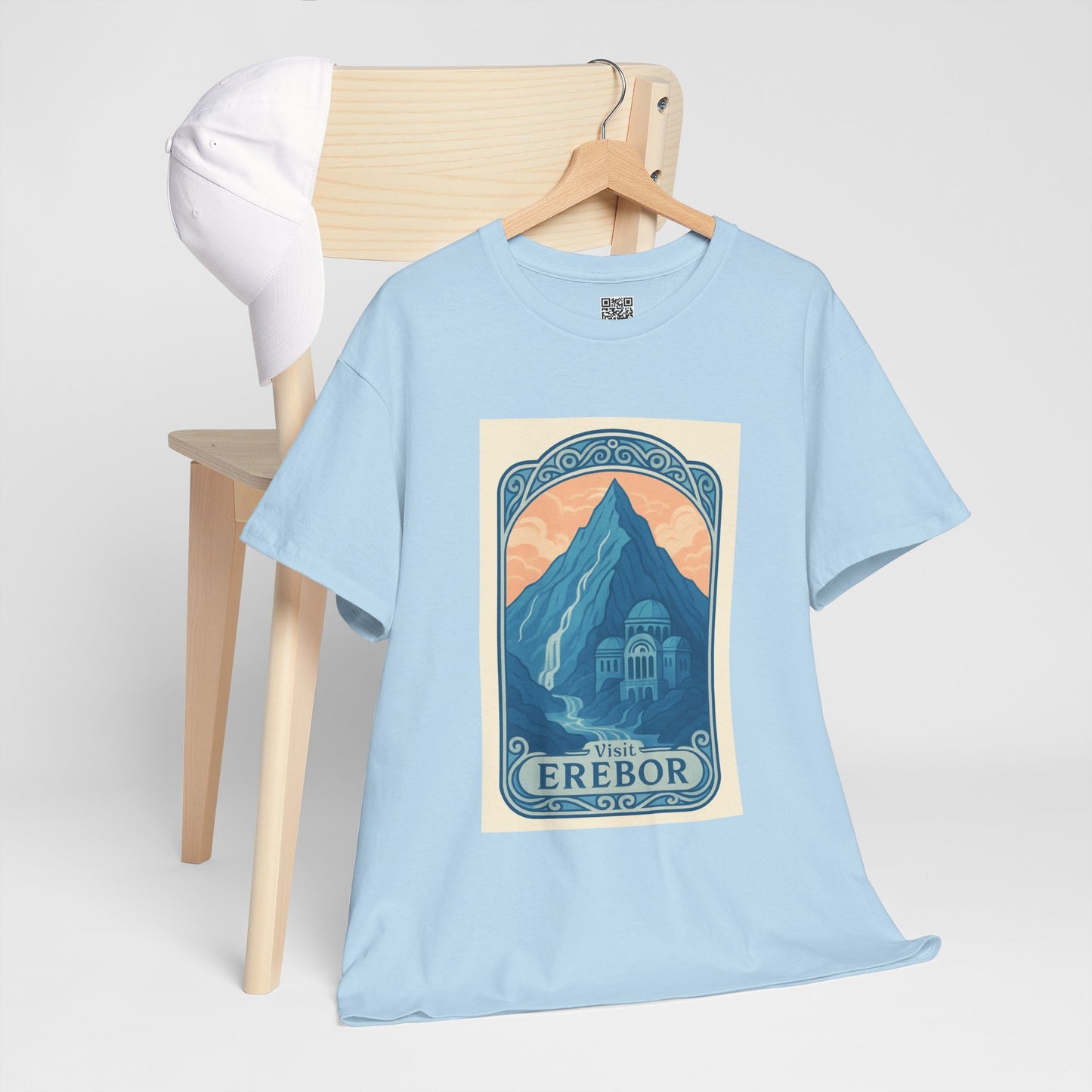 Vintage Graphic Tee, Adventure Shirt, Casual Wear, Gift for Travelers, Nature Lovers T-Shirt, Retro EREBOR Design