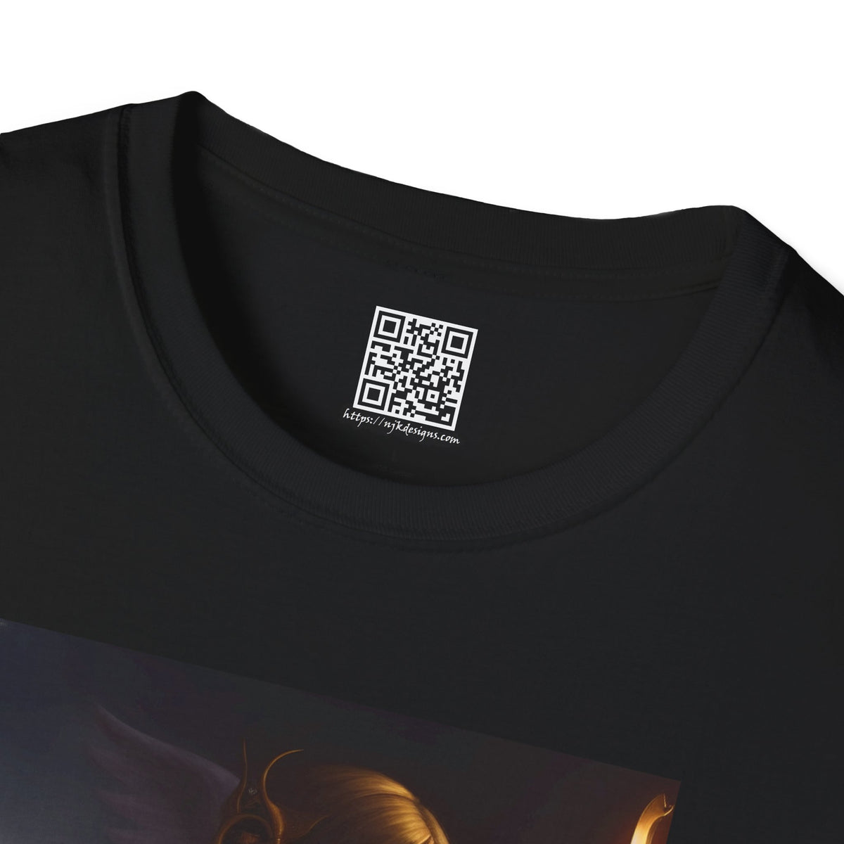 Angel with Staff - Unisex Softstyle T-Shirt