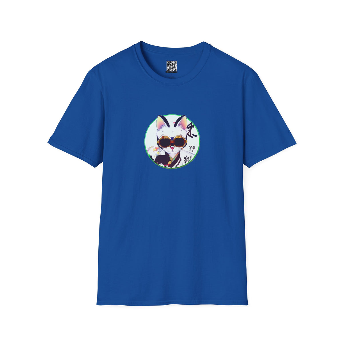 Samurai Cat - Unisex Softstyle T-Shirt