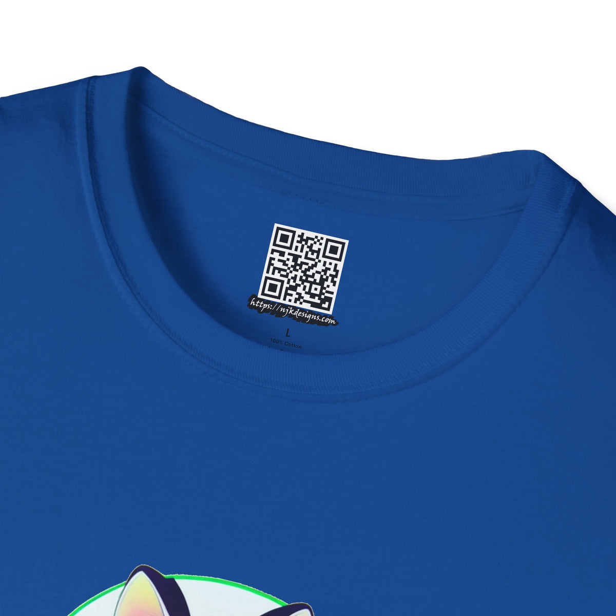 Samurai Cat - Unisex Softstyle T-Shirt