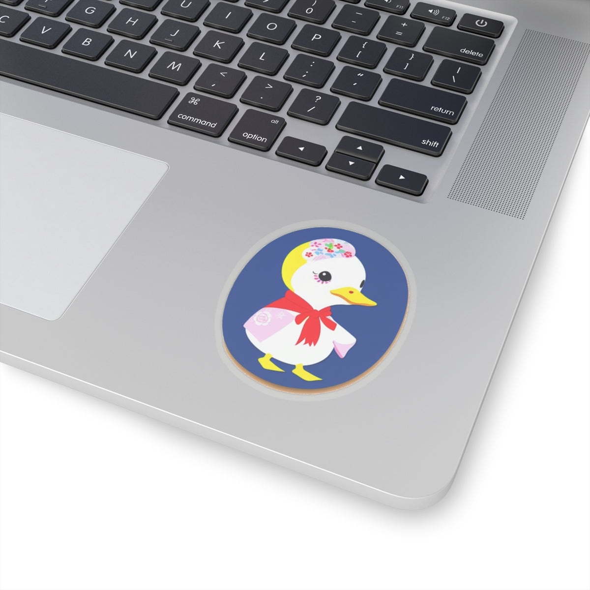 Babush-Duck Kiss-Cut Sticker