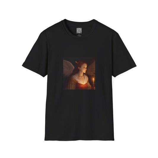 Candlelit Angel - Unisex Softstyle T-Shirt