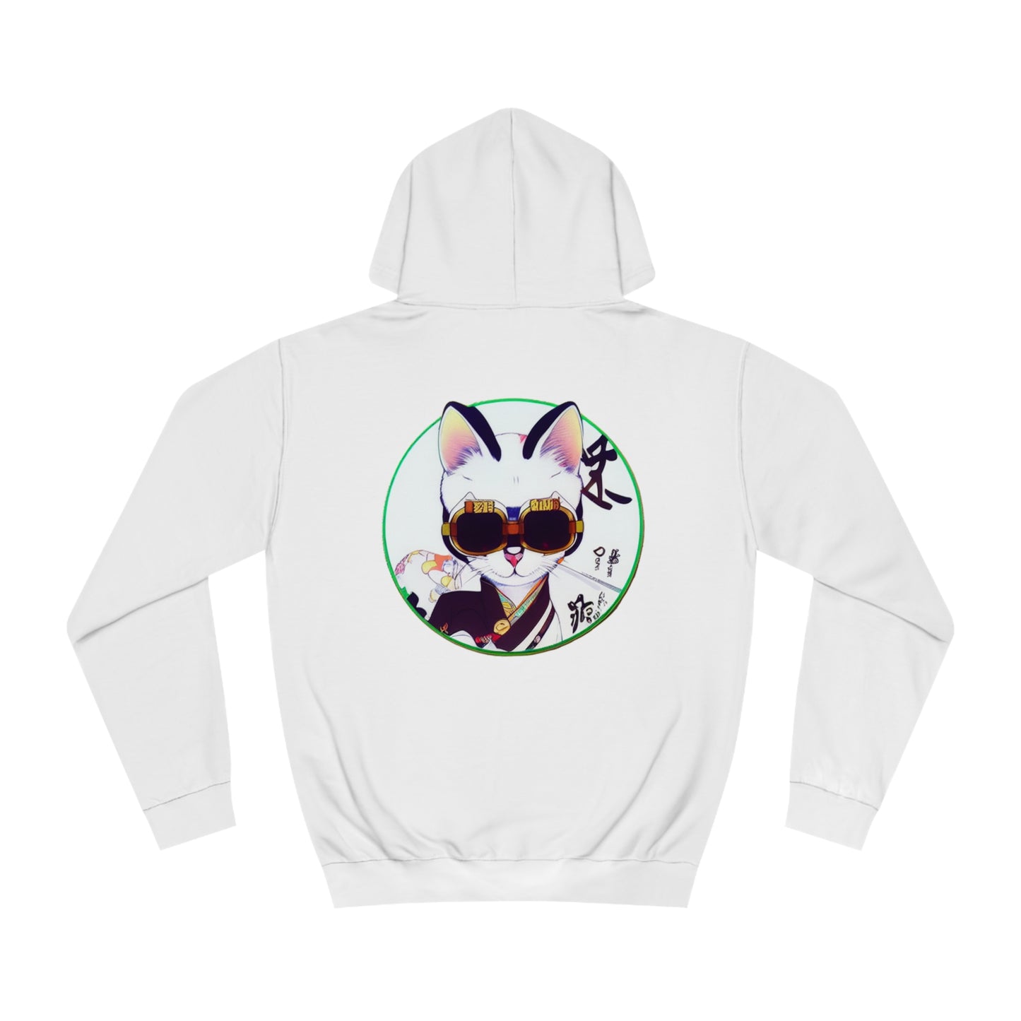 Samurai Cat and Samurai Playboy - Unisex College Hoodie