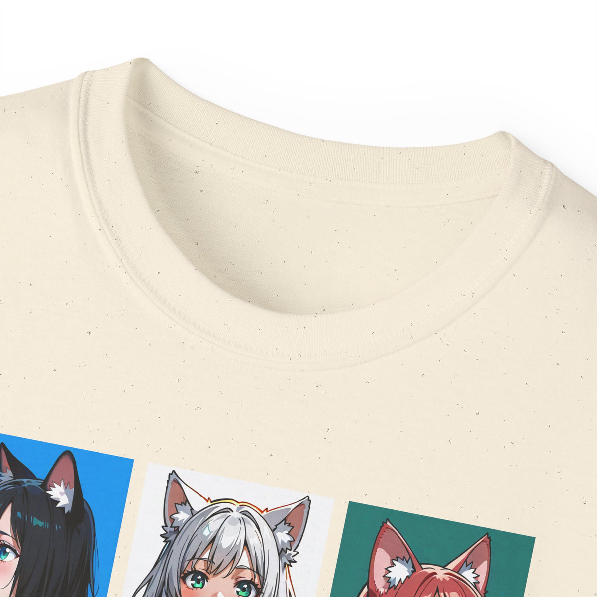 Anime Catgirl Grid T-Shirt