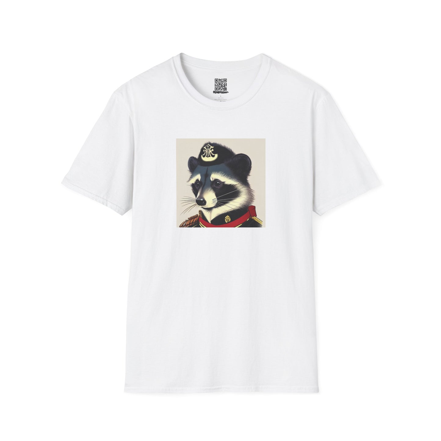 Admiral Raccoon - Unisex Softstyle T-Shirt