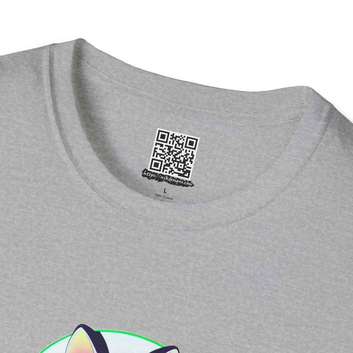 Samurai Cat - Unisex Softstyle T-Shirt
