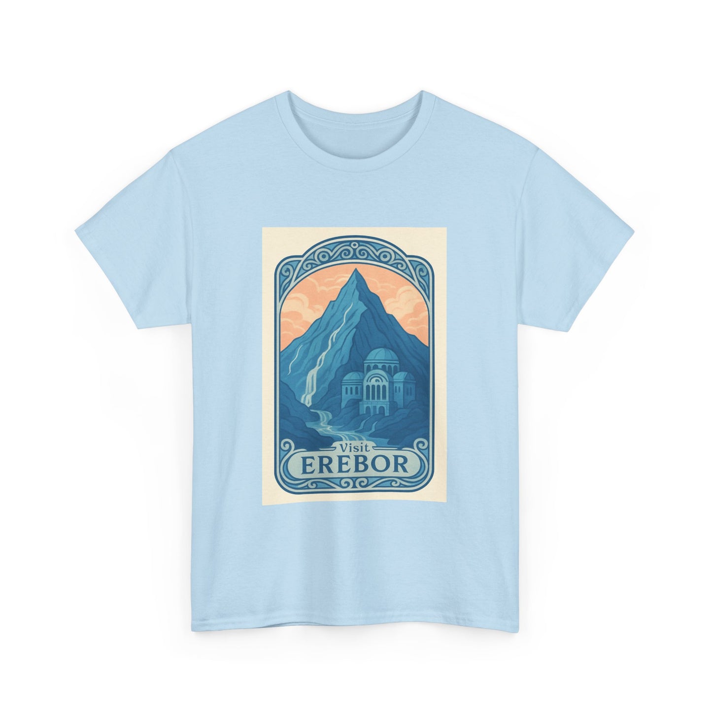 Vintage Graphic Tee, Adventure Shirt, Casual Wear, Gift for Travelers, Nature Lovers T-Shirt, Retro EREBOR Design